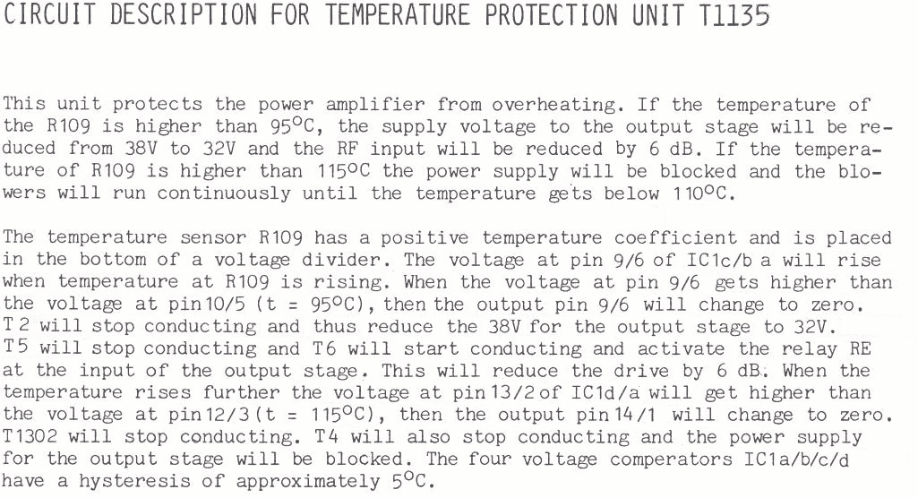 Sailor T1135 Temperature_protection 4(400)