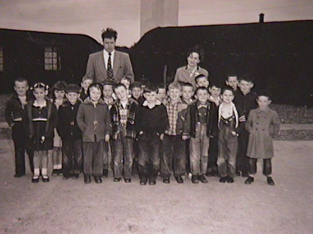 1953-54 First Grade Class Photo US Dependents School - Shepherds Grove, Suffolk, UK