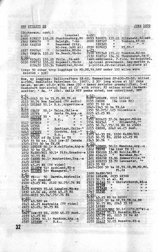 Jun 1979 VUD VHF Utility DX, page 32 - 100 dpi scan - 151,783 bytes