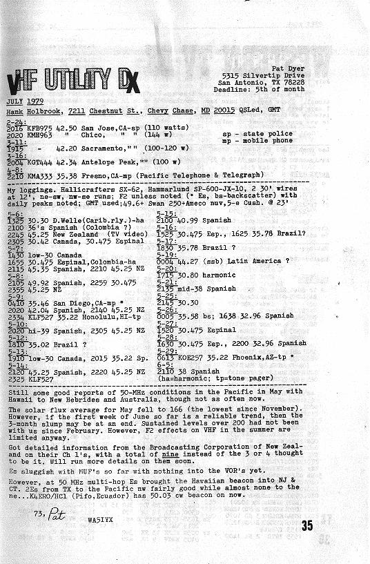 Jul 1979 VUD VHF Utility DX, page 35 - 100 dpi scan - 143,778 bytes