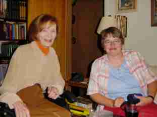 Ruth LA6ZH and Angie G0CCI