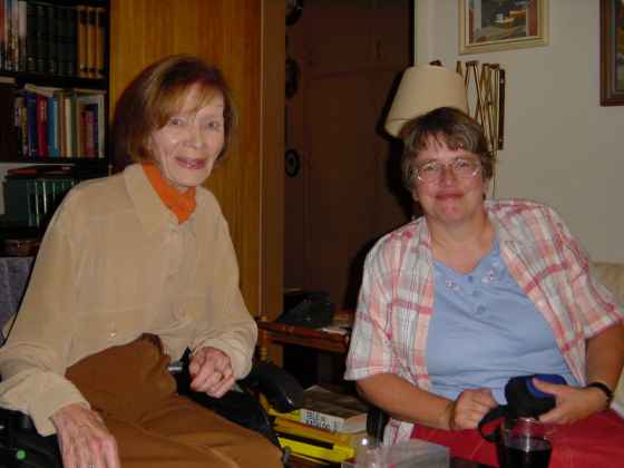 Ruth LA6ZH and Angie G0CCI