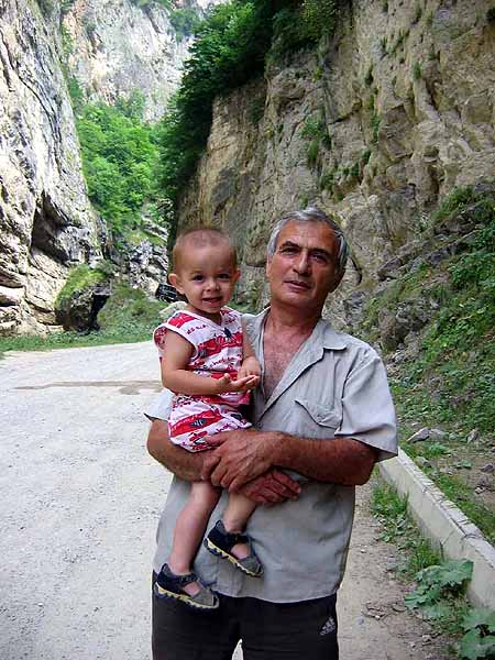 Kasim and his grandson Sasha