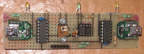 Line Monitor board top