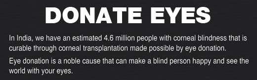 Make our eyes alive after death