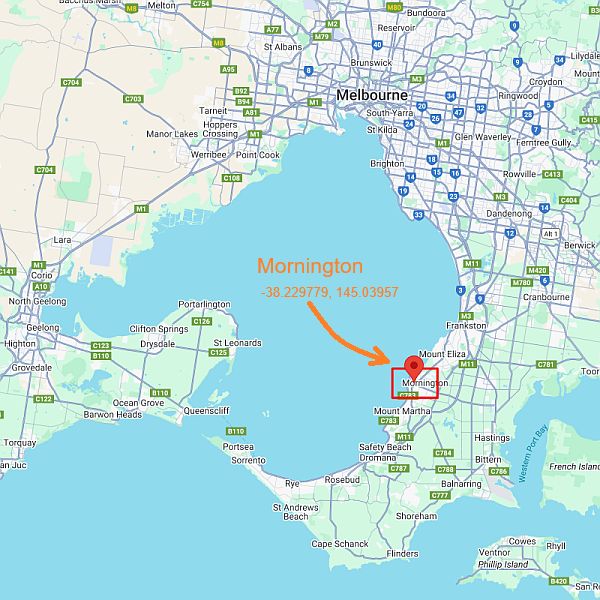 Mornington, 47km South of Melbourne