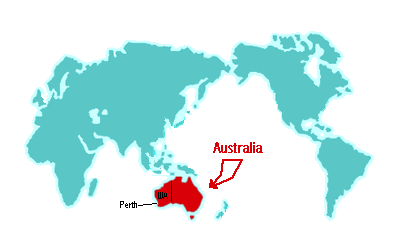 Map - World - Australia