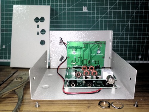 Rear panel removed