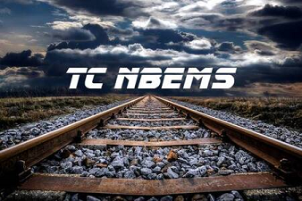 Parallel Railway Lines Converging In the Distant Mountains