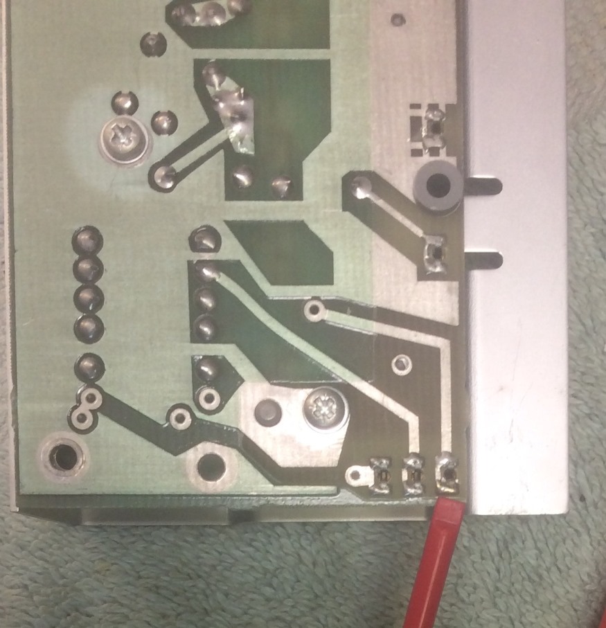 Tek 922 Vertical Board female connector
