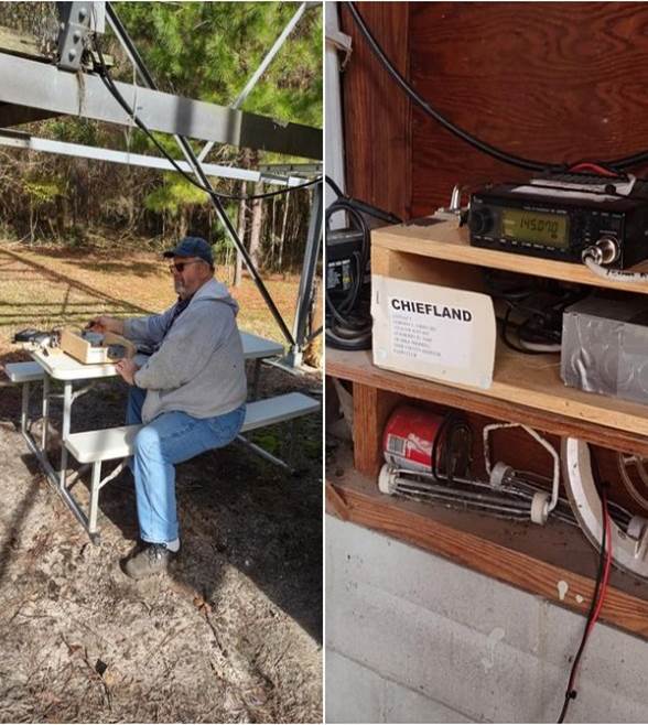 A person sitting on a bench

Description automatically generated