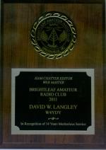 BARC Meritorious Service Award - 14 Years