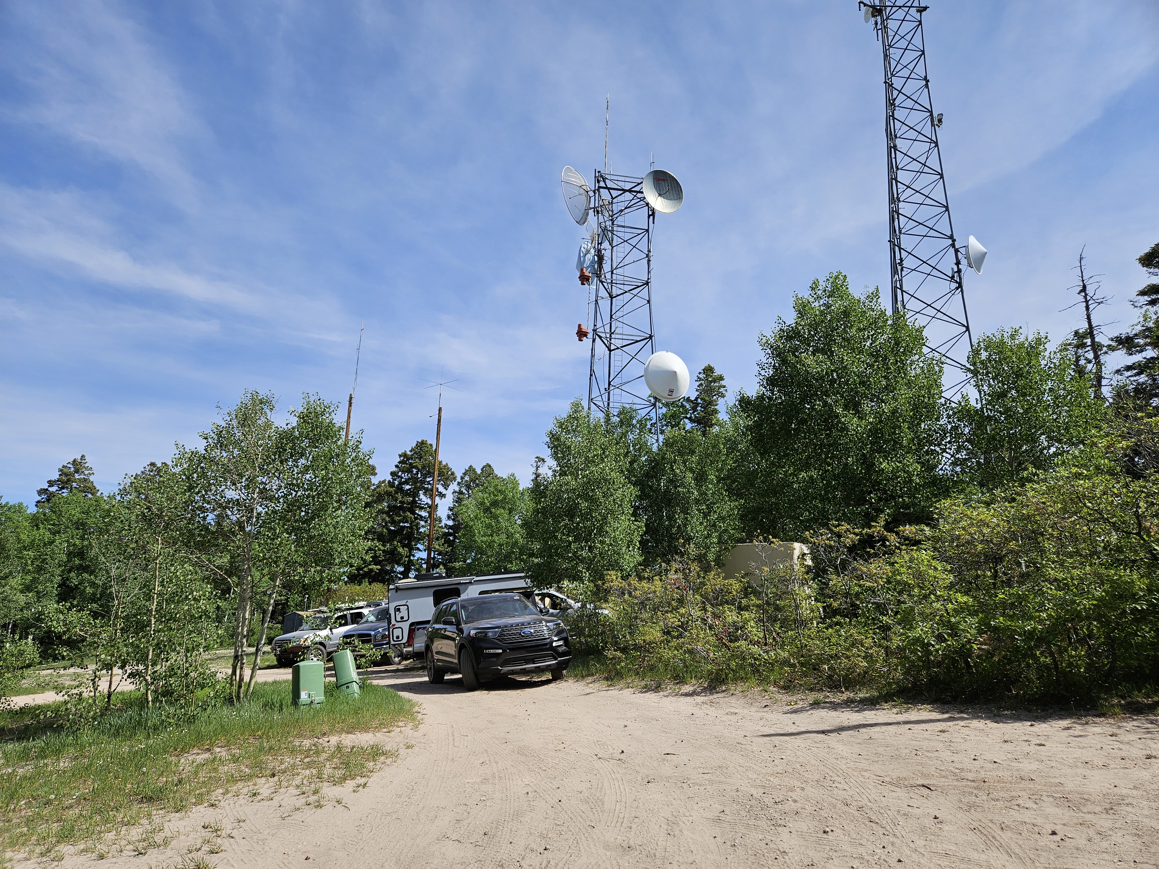 Typical RF site tower