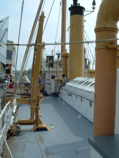 Lightship Chesapeake (LV-116) has a section discussing RMS Olympic