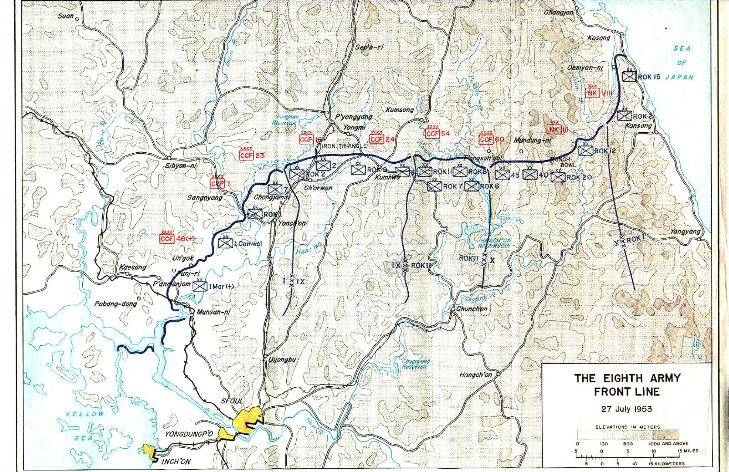 Korean DMZ in 1953