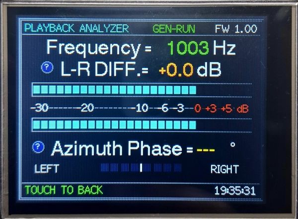 Playback Analyzer