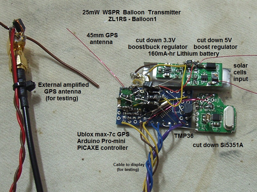 ZL1RS - balloon telemetry transmitter