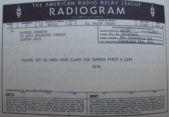  radiogram 